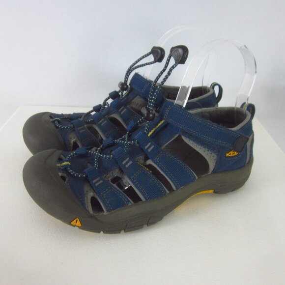 Keen Womens Size 5 Waterproof Sandals Blue Gray Closed Toe Outdoor Hiking Walk - Picture 10 of 12
